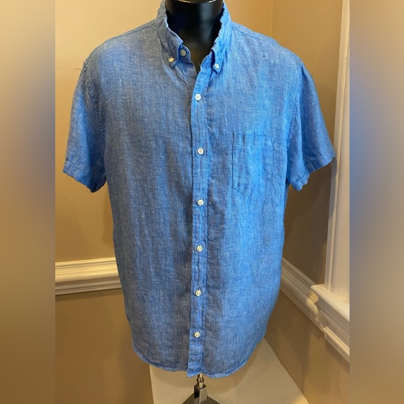 J. Crew Factory Shirts Jcrew Shirt Mens Xl Button Down Short Sleeve